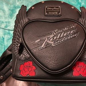 Disney parks Loungefly rockin n roller coaster backpack